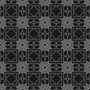 Dikişsiz soyut dekoratif desen. Tasarım şablonu