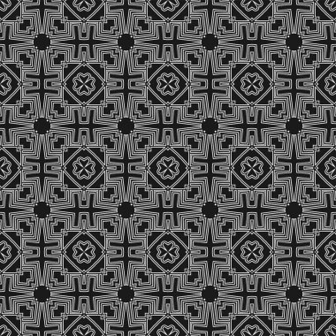 Dikişsiz soyut dekoratif desen. Tasarım şablonu