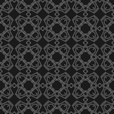 Dikişsiz soyut dekoratif desen. Tasarım şablonu