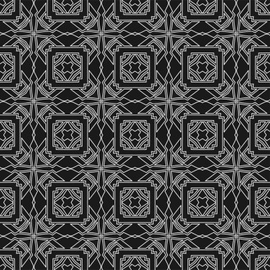 Dikişsiz soyut dekoratif desen. Tasarım şablonu