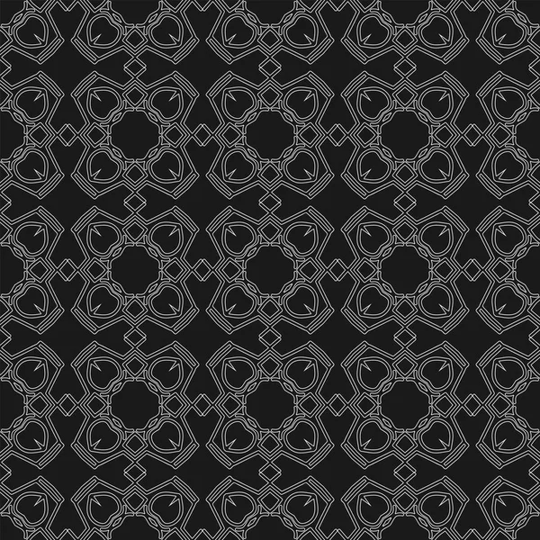 Dikişsiz soyut dekoratif desen. Tasarım şablonu