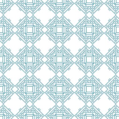 Dekoratif art deco seamless modeli. Tasarım şablonu. Vektör çizim eps10