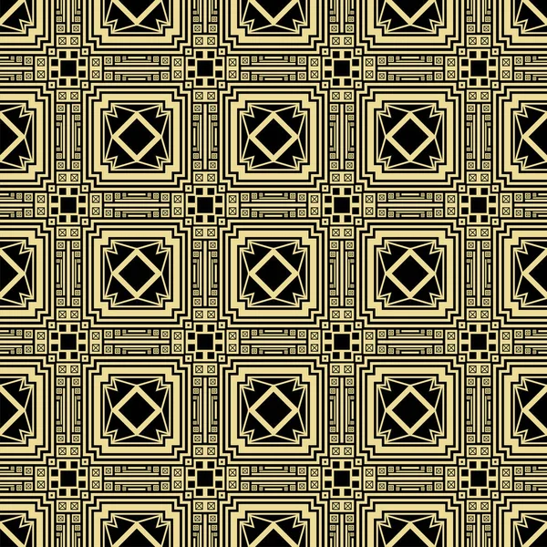 Ornamentales Art-Deco-nahtloses Muster. Vorlage für Design. Vektorabbildung eps10 — Stockvektor