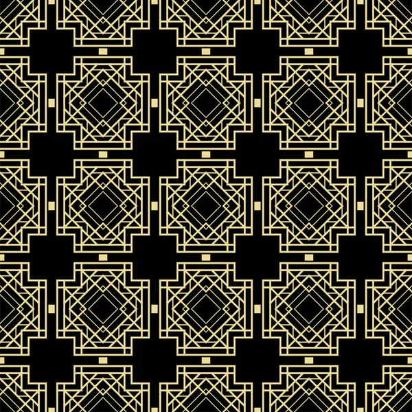 Dekoratif art deco seamless modeli. Tasarım şablonu. Vektör çizim eps10