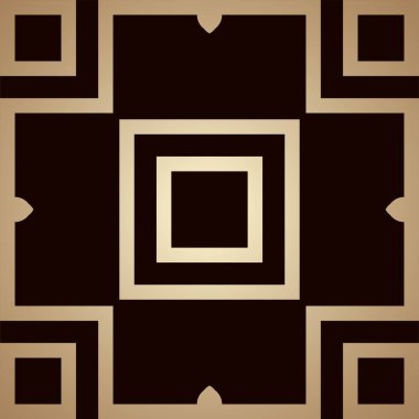 Altın art deco süs arka plan. Tasarım şablonu. Vektör çizim eps10