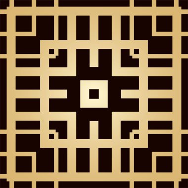 Altın art deco süs arka plan. Tasarım şablonu. Vektör çizim eps10