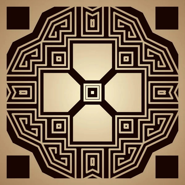 Altın art deco süs arka plan. Tasarım şablonu. Vektör çizim eps10