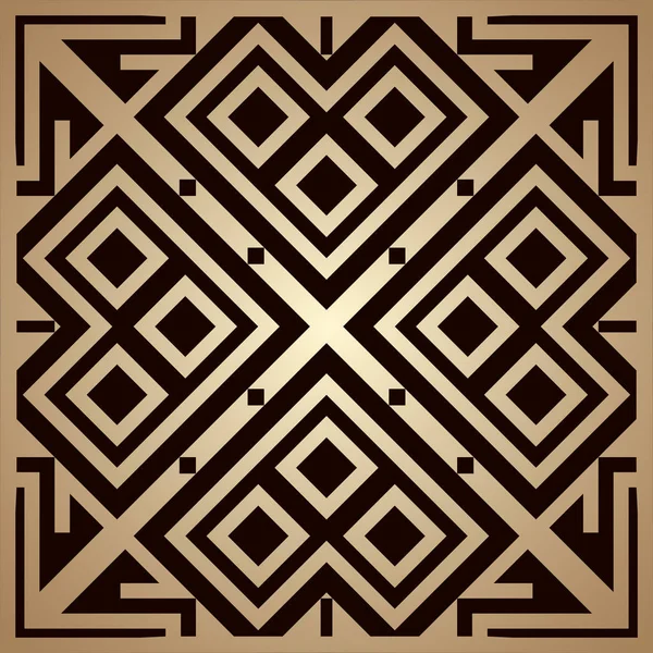 Altın art deco süs arka plan. Tasarım şablonu. Vektör çizim eps10