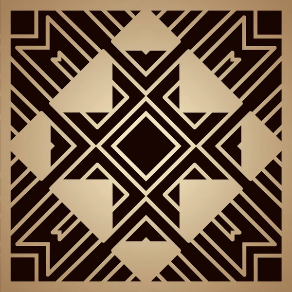 Altın art deco süs arka plan. Tasarım şablonu. Vektör çizim eps10