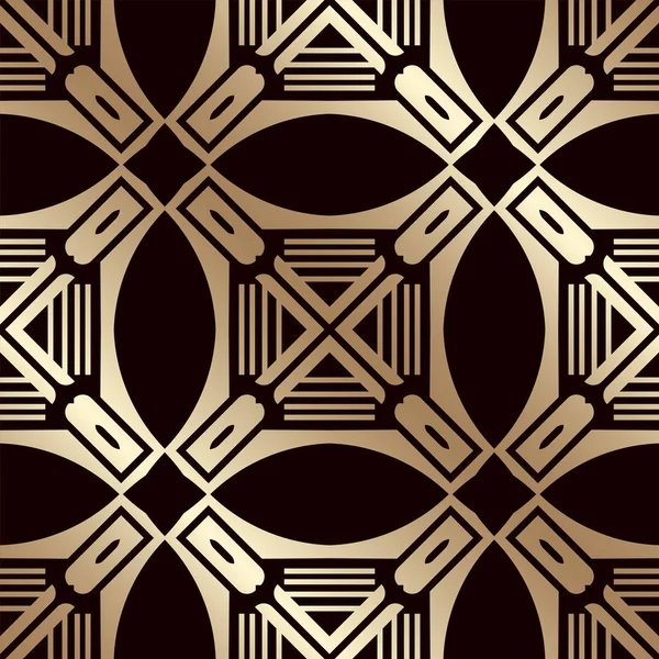 Art deco vintage sömlösa mönster. Mall för design. Vektor illustration eps10 — Stock vektor