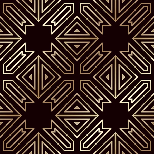 Art deco vintage seamless modeli. Tasarım şablonu. Vektör çizim eps10