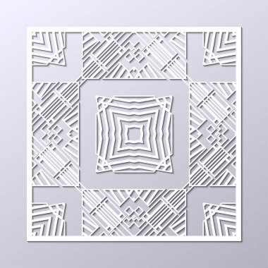 Art deco süs arka plan beyaz. Tasarım şablonu. Vektör çizim eps10