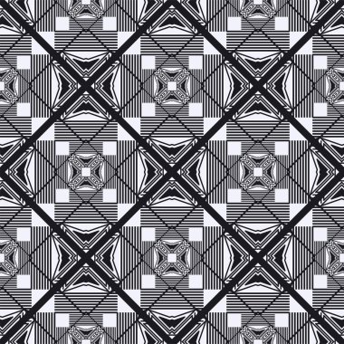 Art deco vintage seamless modeli. Tasarım şablonu. Vektör çizim eps10