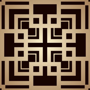 Altın art deco süs arka plan. Tasarım şablonu. Vektör çizim eps10