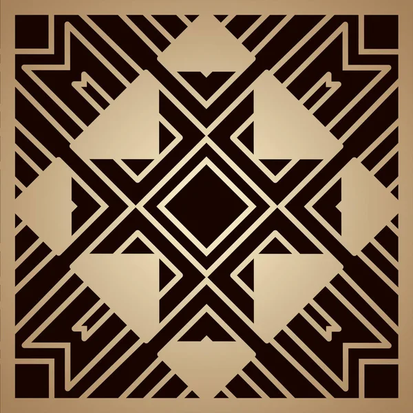 Altın art deco süs arka plan. Tasarım şablonu. Vektör çizim eps10