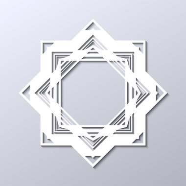 Vintage retro kenarlık ve çerçeve Art Deco tarzında. Tasarım şablonu. Vektör çizim eps10