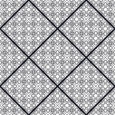 Süs seamless modeli. Tasarım şablonu. Vektör çizim