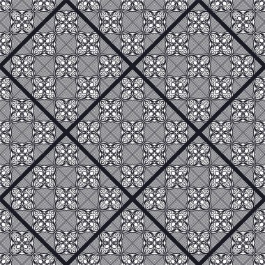 Süs seamless modeli. Tasarım şablonu. Vektör çizim