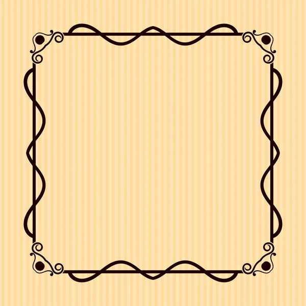 華やかなビンテージ罫線、レトロ的要素を持つ古いビンテージ フレーム。ベクトルの図。フレームの設計のための美しいフィリグリー装飾用テンプレート — ストックベクタ