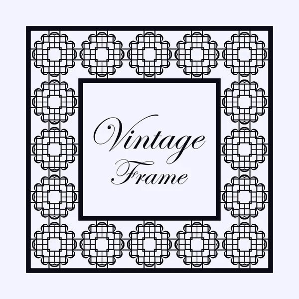 Vintage ornamental frame — Stock Vector