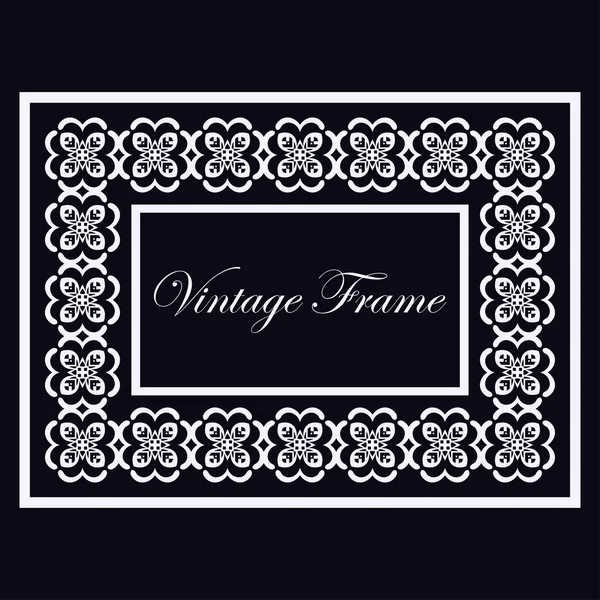 Vintage ornamental frame — Stock Vector