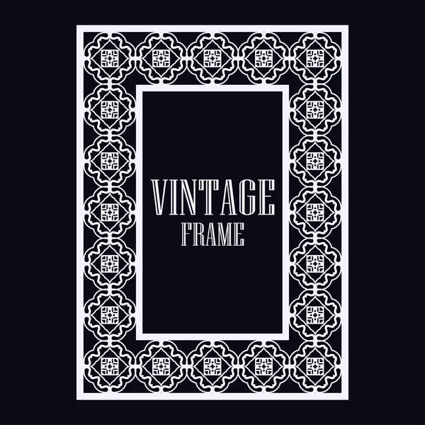 Armação ornamental vintage —  Vetores de Stock