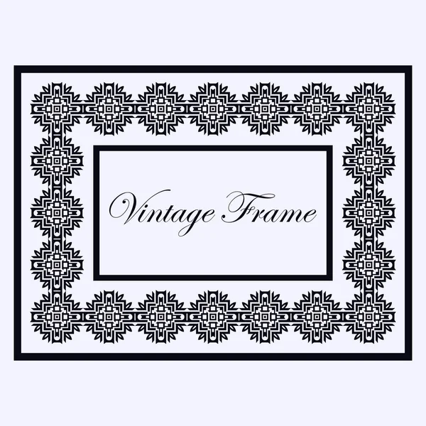 Vintage ornamental frame — Stock Vector