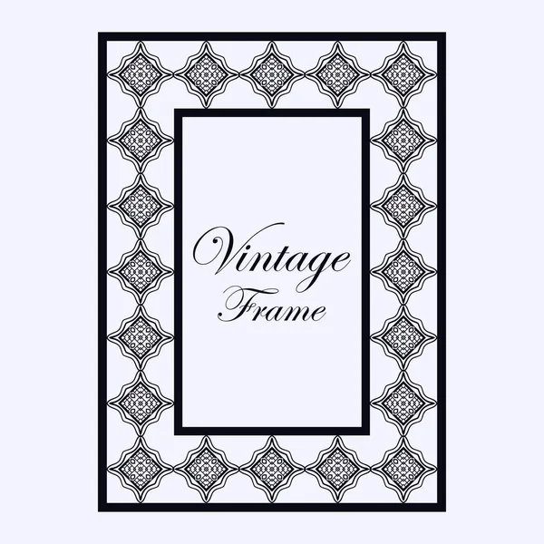 Cornice ornamentale vintage — Vettoriale Stock