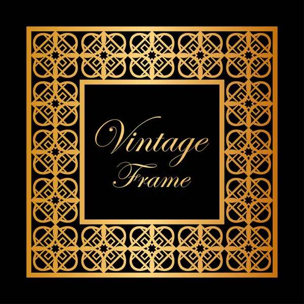 Vintage ornamental frame — Stock Vector