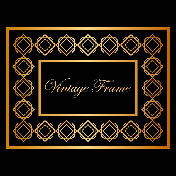 Vintage ornamental frame — Stock Vector