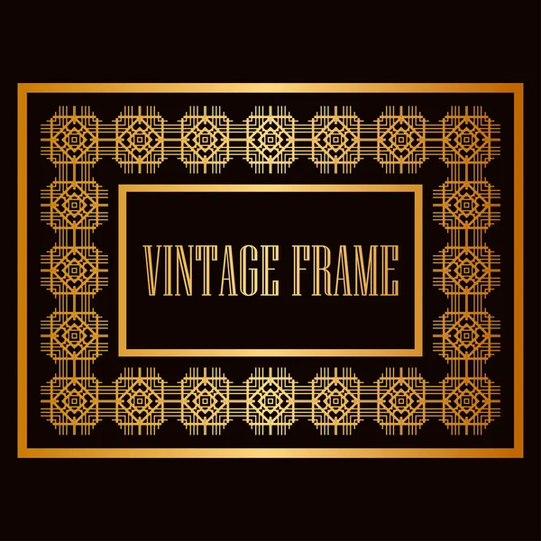 Vintage ornamental frame Vector Graphics