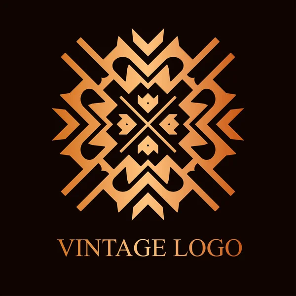 Logo ornamental vintage — Archivo Imágenes Vectoriales