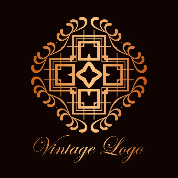 Logo ornamental vintage — Archivo Imágenes Vectoriales