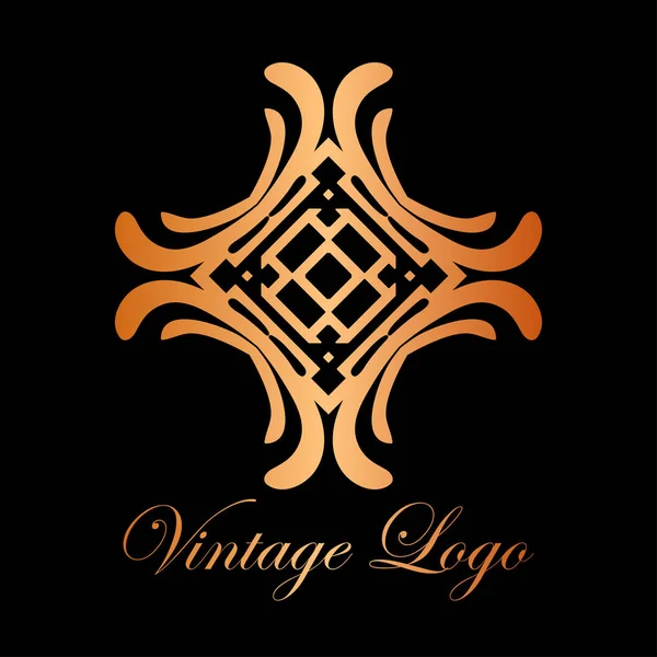 Logo ornamental vintage — Vector de stock