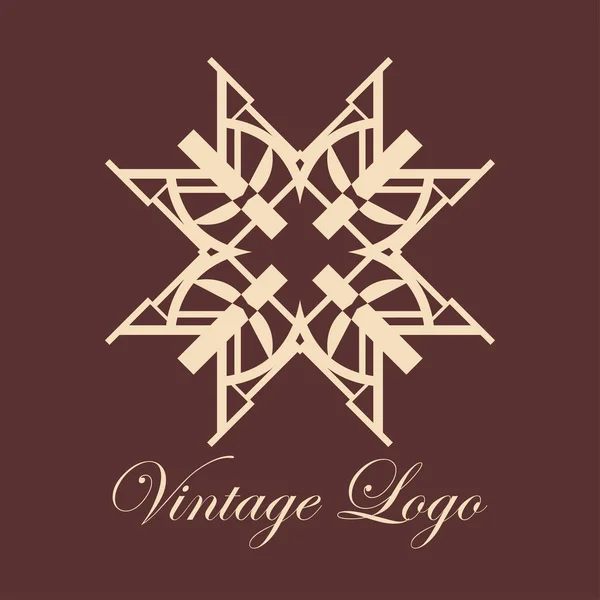 Logo ornamental vintage — Archivo Imágenes Vectoriales