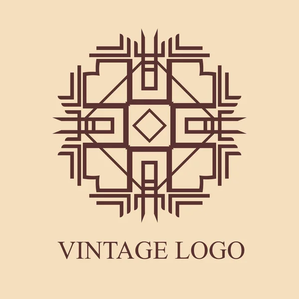 Logo ornamental vintage — Vector de stock