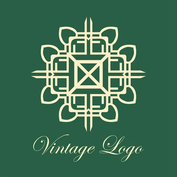 ヴィンテージ装飾用ロゴ — ストックベクタ