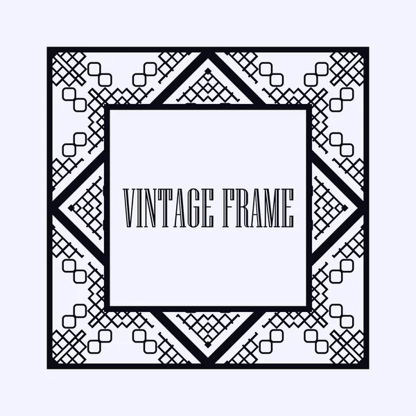 Frontera marco Art Deco — Archivo Imágenes Vectoriales