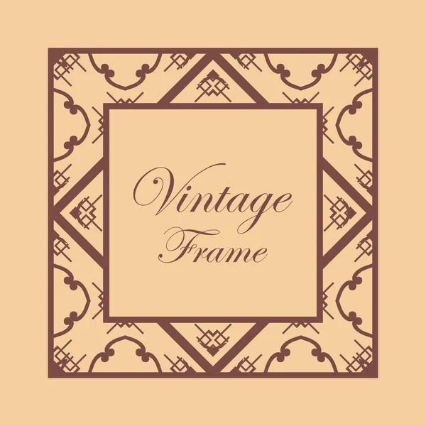 Frontera marco Art Deco — Archivo Imágenes Vectoriales