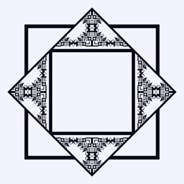 Art Deco çerçeve kenarlığı