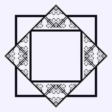 Art Deco çerçeve kenarlığı