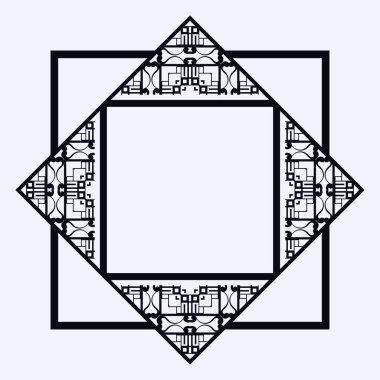 Art Deco çerçeve kenarlığı