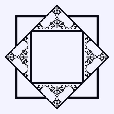 Art Deco çerçeve kenarlığı