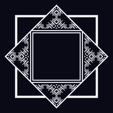 Art Deco çerçeve kenarlığı