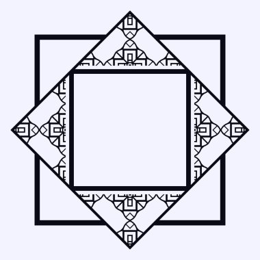 Art Deco çerçeve kenarlığı