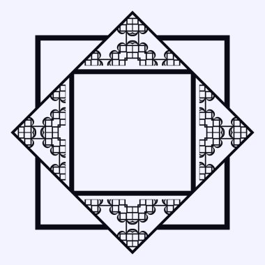 Art Deco çerçeve kenarlığı