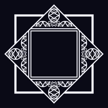 Art Deco çerçeve kenarlığı