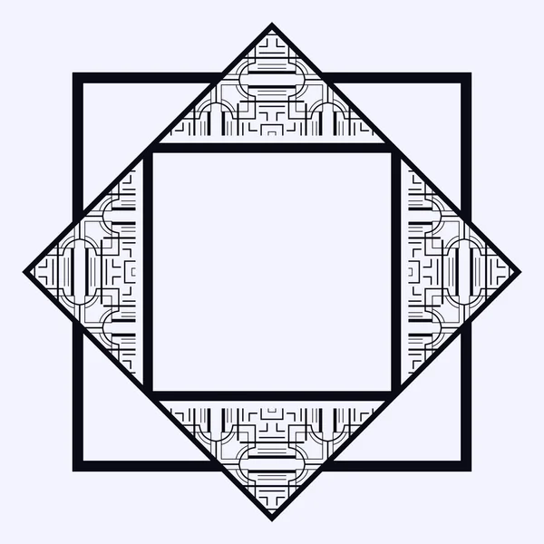 Граница в стиле ар-деко — стоковый вектор