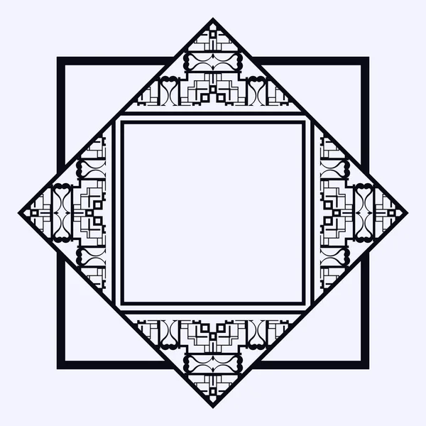 Граница в стиле ар-деко — стоковый вектор