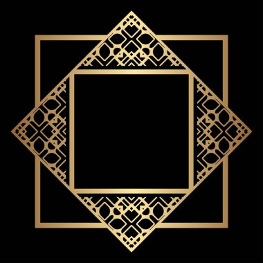 Art Deco çerçeve kenarlığı
